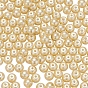 Perle ronde en verre nacré teinté dans l'environnement benecreat pour la fabrication de bijoux avec récipient à perles