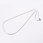 304 Stainless Steel Cable Chain Necklaces, with Lobster Claw Clasps, 20.5 inch(521mm)