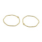 Alloy Open Back Bezel Pendants, For DIY UV Resin, Epoxy Resin, Pressed Flower Jewelry, Cadmium Free & Lead Free, Irregular Ring
