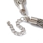 Цепочки из латуни, многорядные ожерелья, тройное ожерелье из пластиковых бусин ccb для женщин