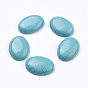 Natural Howlite Cabochons, Oval, Dyed