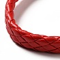 Браслеты из искусственной кожи с плетеным шнуром для женщин, регулируемые парафинированные браслеты шнур