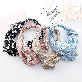Sweet Floral Butterfly Bow Headband for Women Girls, Fashionable Hair Accessories