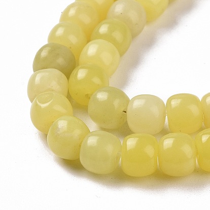 Natural Lemon Jade Beads Strands, Column