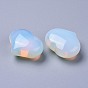 Opalite Beads, No Hole/Undrilled, Heart
