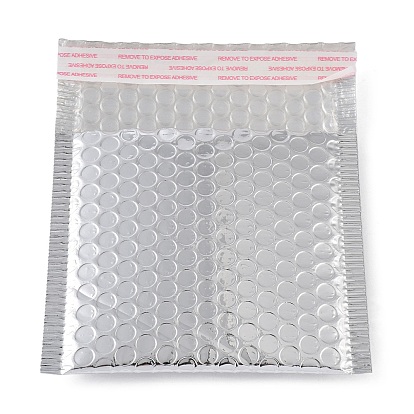 Sacs d'emballage en films laminés en polyéthylène et en aluminium, courrier à bulles, enveloppes matelassées, rectangle