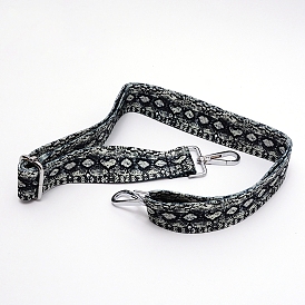 Polyester Bag Strap, with Alloy Clasps, for Bag Replacement Accessories