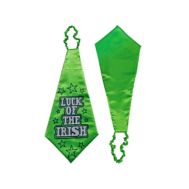 Тканевый галстук для вечеринки в честь дня святого патрика, украшения для дома