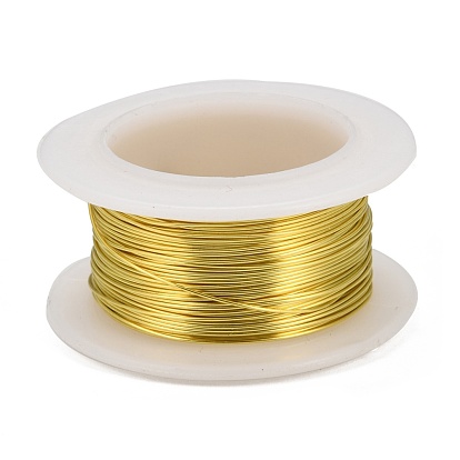 Copper Jewelry Wire, Lead Free & Cadmium Free & Nickel Free, Long-Lasting Plated, with Spool
