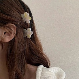 Романтическая заколка для волос с цветочным узором, заколка в стиле «сладкая мори», простой универсальный головной убор
