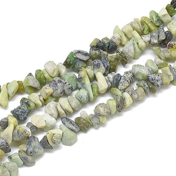 Natural Serpentine Beads Strands, Chip