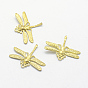 Brass Pendants, Lead Free & Cadmium Free & Nickel Free, Dragonfly