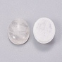 Cabochons en cristal de quartz naturel, cabochons en cristal de roche, ovale