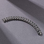 Titanium Steel Skull Link Chain Bracelet for Men