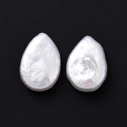 Perlas de perlas naturales keshi, perla cultivada de agua dulce, sin agujero / sin perforar, lágrima
