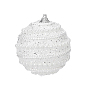 Decoración colgante de bola de espuma pegajosa en polvo de perla, para adornos colgantes de árboles de navidad