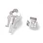 316 Surgical Stainless Steel Clip-on Earring Findings