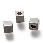 304 Stainless Steel Beads, Cube