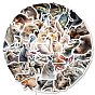 50Pcs Animal PVC Self-Adhesive Cartoon Stickers, Waterproof Decals for Party, Decorative Presents, Scrapbooking