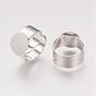 Латунные кольца хвостовиков, основная фурнитура для колльца, для изготовления ювелирных изделий, регулируемый, круглые, внутренний диаметр: 17 мм