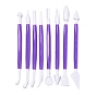 8Pcs Plastic Double Heads Modeling Clay Sculpting Tools Set, for Children DIY Pottery Clay Craft Supplies