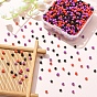 55.5G 3 Style Baking Paint Glass Round Seed Beads, for Halloween