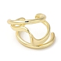 Латунные открытые кольца манжеты, волновое кольцо для женщин