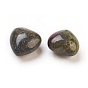 Natural Dragon Blood Stone, Heart Love Stone, Pocket Palm Stone for Reiki Balancing
