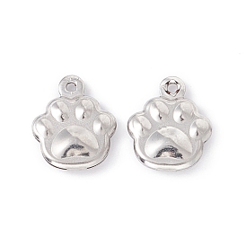 304 Stainless Steel Charms, Footprint