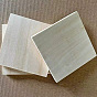 Planches de bois non finies pour la peinture, fournitures de bricolage, carrée