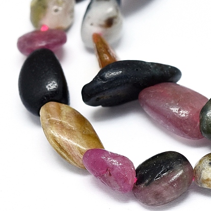 Natural Tourmaline Beads Strands, Nuggets