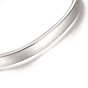 Placage ionique (ip) 304 bracelets manchette en acier inoxydable