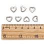 Handmade Gifts Ideas for Valentines Day 201 Stainless Steel Open Heart Pendants, Hollow, 11x10x1mm, Hole: 1mm
