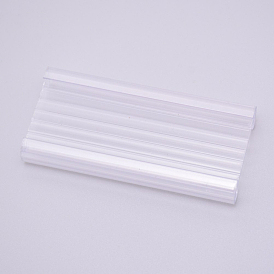 PVC Label Display, Supermarket, Bakery, Cafe Price Tag, Rectangle