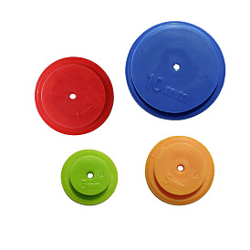 Набор маркеров для пластиковых швов, лоскутное копировальное колесо, круглое швейное колесо, инструмент для шитья поделок, круглые