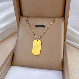 Geometric Minimalist Gold Necklace for Women - Lock Collar Chain, Unique Style.