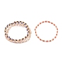 Round Opaque Colours Glass Seed Beads Stretch Bracelets