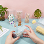 Benecreat 30 pcs 3 estilo rectángulo plástico transparente caja de pvc embalaje de regalo, caja plegable impermeable, para juguetes y moldes