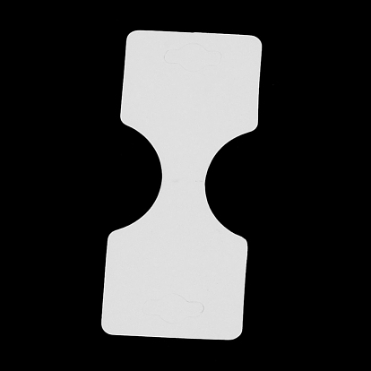 Tarjetas de presentación de cartón, utilizado para collares, la forma del hueso