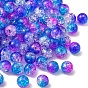50G Transparent Crackle Acrylic Beads, Round