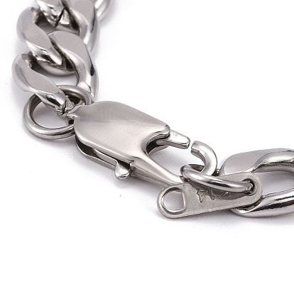Unisex 304 Stainless Steel Cuban Chain Necklaces