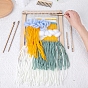 Wood Weaving Looms Kit, with Weaving Stick, Weaving Comb and Weaving Crochet Needle