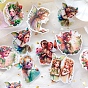 20Pcs 10 Styles Paper Decorative Stickers, for Scrapbooking, Travel Diary Craft