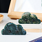 Visualización decoraciones de piedras preciosas naturales, para el escritorio de la oficina en casa, nube