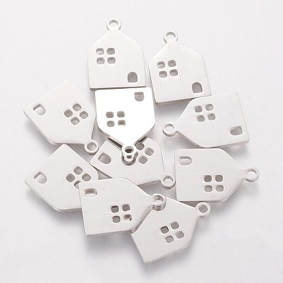 Pendentifs en acier inoxydable, maison