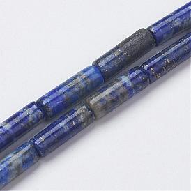 Lapis-lazuli, brins de perles naturels , Tube