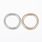 Alloy Welded Round Rings, Soldered Jump Rings, Closed Jump Rings, Lead Free & Cadmium Free & Nickel Free, Ring