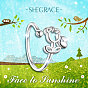 SHEGRACE 925 Sterling Silver Finger Ring, Flower and Leaves, Size 8