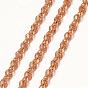 Iron Necklace Making, Rolo Chain, with Alloy Lobster Clasp, 24.61 inch 
