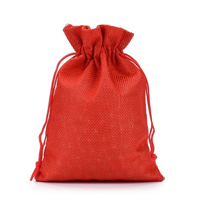 Bolsas con cordón de imitación de poliéster bolsas de embalaje